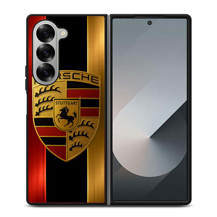 Porsche Logo Samsung Z Fold 6 Case