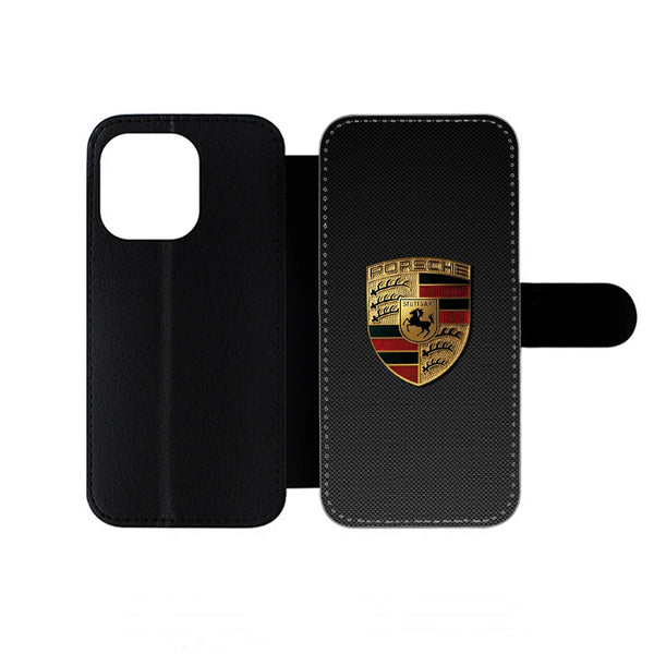 Porsche Stuttgart Logo iPhone Wallet Case