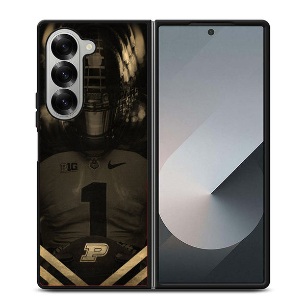 Purdue Boilermakers Helmet Samsung Z Fold Case