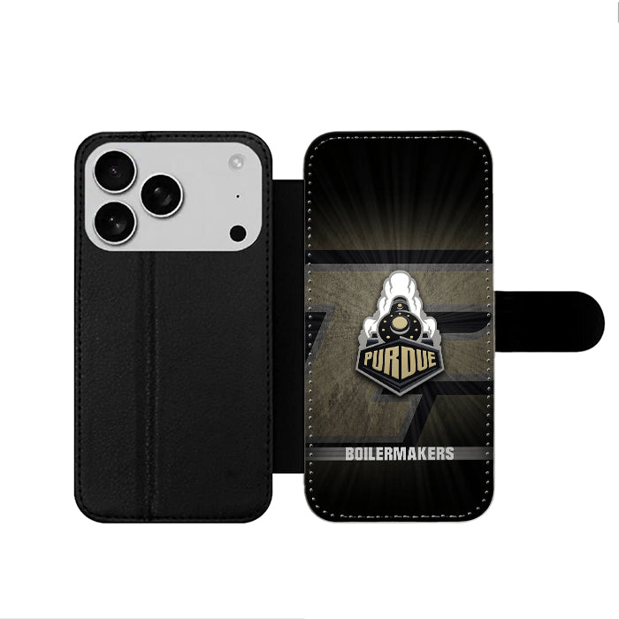 Purdue Boilermakers iPhone 17 Wallet Case