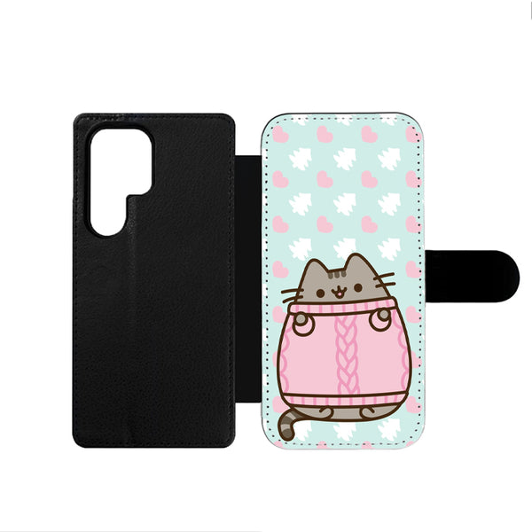 Pusheen The Cat Kawaii Samsung Wallet Case