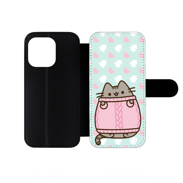 Pusheen The Cat Kawaii iPhone Wallet Case
