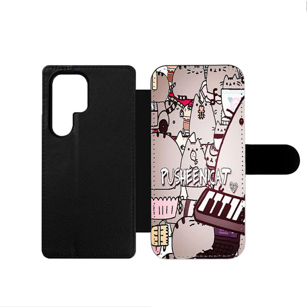 Pusheen The Cat Samsung Wallet Case