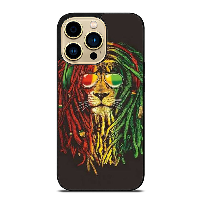 Rasta Lion Reggae Bob Marley iPhone 14 Case