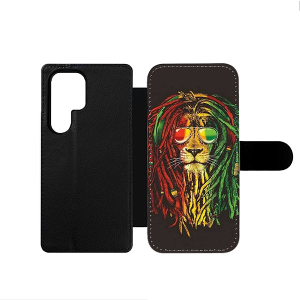 Rasta Lion Reggae Bob Marley Samsung Wallet Case