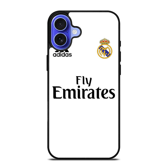 Real Madrid Jersey Logo iPhone 16 Case