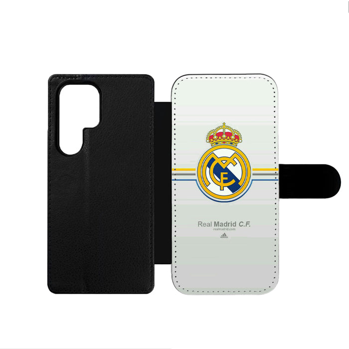 Real Madrid Logo Team Samsung Wallet Case