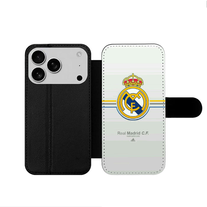Real Madrid Logo Team iPhone 17 Wallet Case