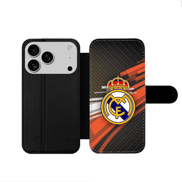 Real Madrid Logo iPhone 17 Wallet Case