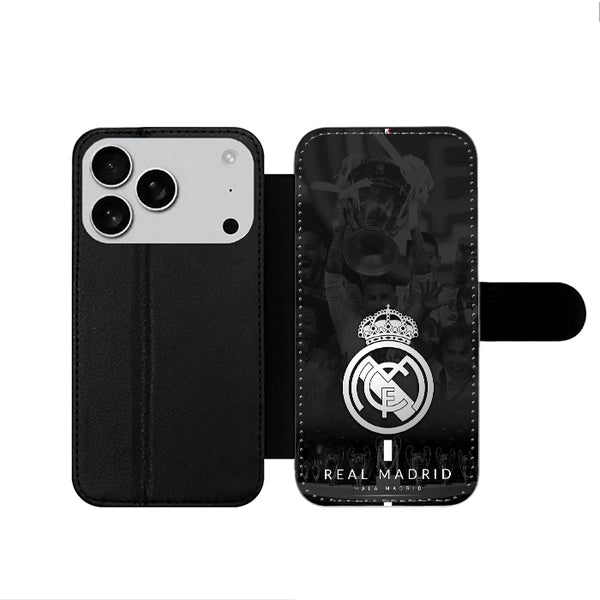 Real Madrid iPhone 17 Wallet Case
