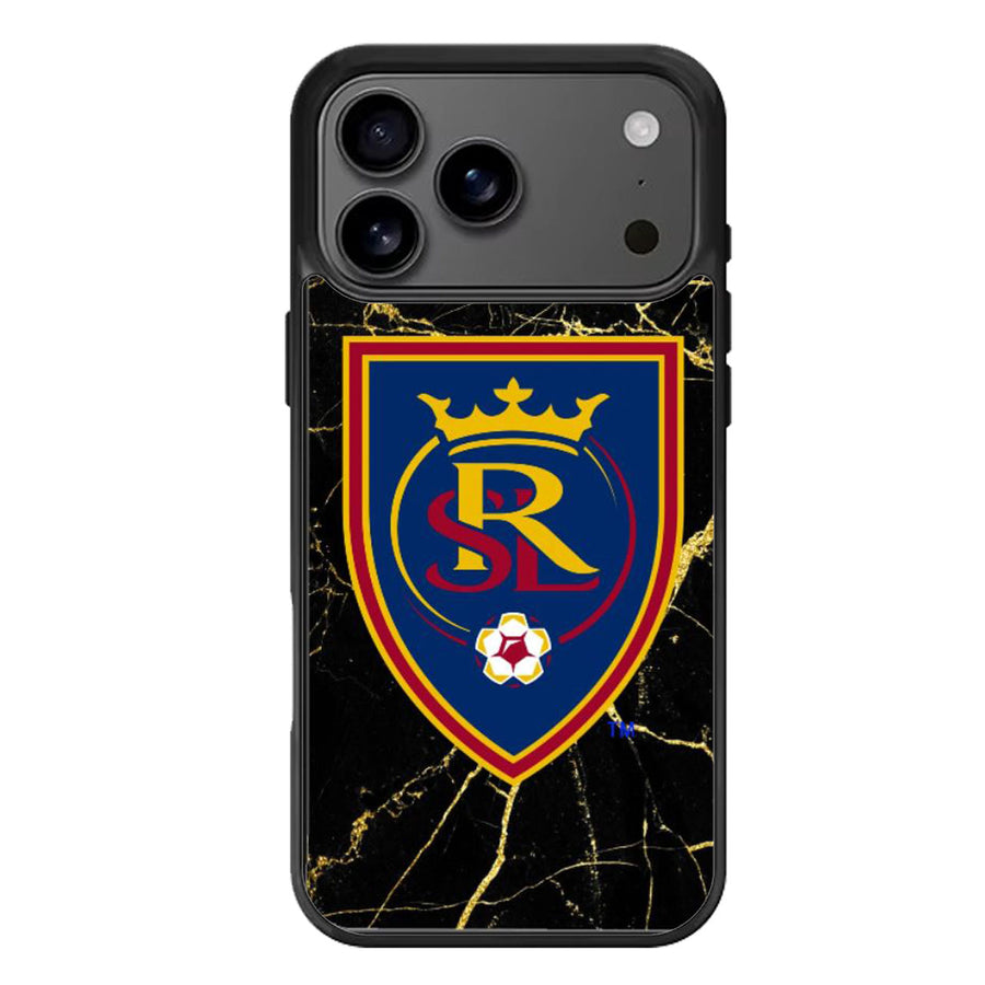 Real Salt Black Marble iPhone 17 Case