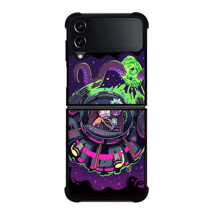 Rick And Morty Ufo Samsung Z Flip 4 Case