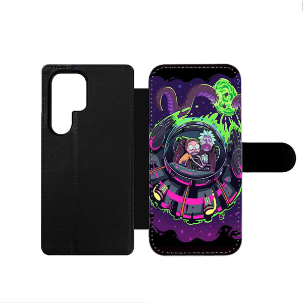 Rick And Morty Ufo Samsung Wallet Case