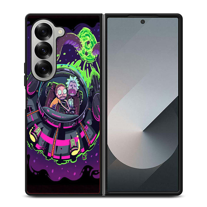 Rick And Morty Ufo Samsung Z Fold Case