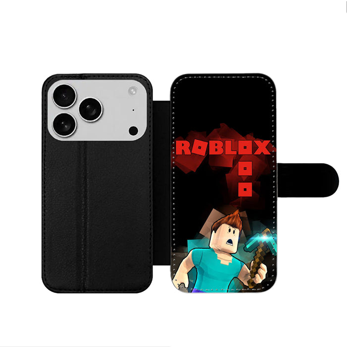 Roblox Game Logo iPhone 17 Wallet Case