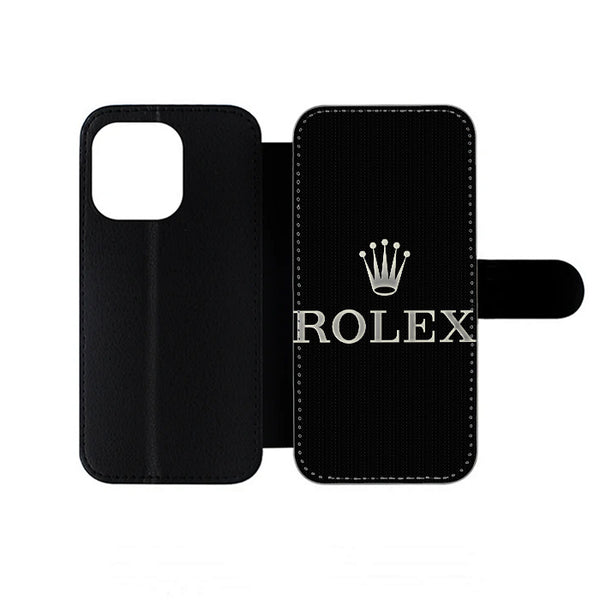 Rolex Watch Logo iPhone Wallet Case