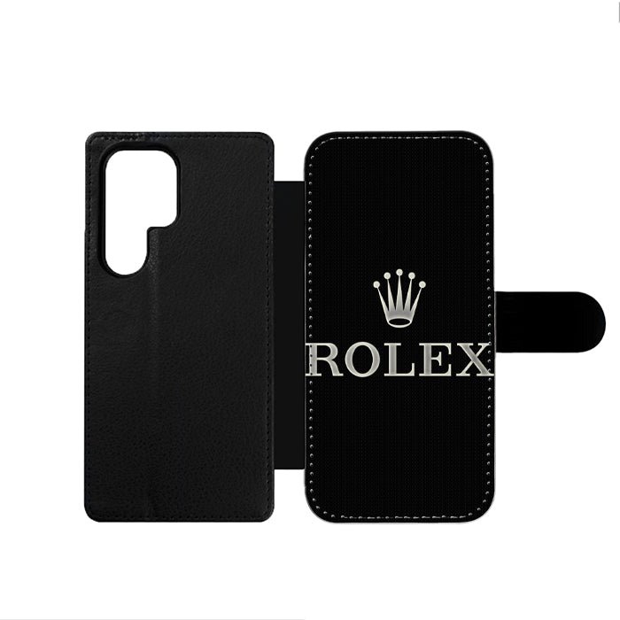 Rolex Watch Logo Samsung Wallet Case