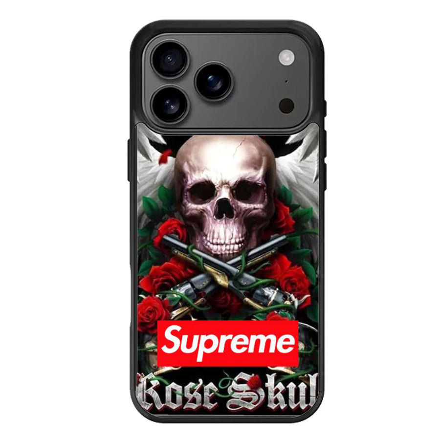 Rose & Skull iPhone 17 Case