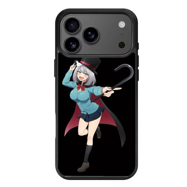 Senpai Cute Anime Black iPhone 17 Case