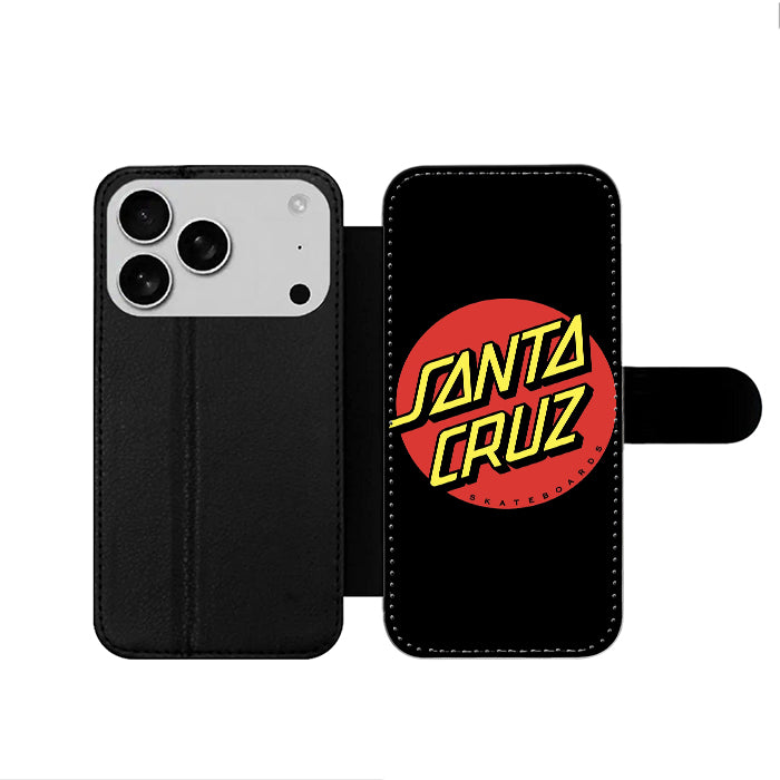 Santa Cruz Logo iPhone 17 Wallet Case