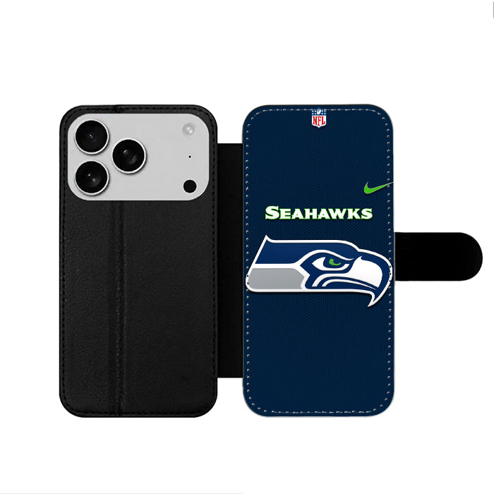 Seattle Seahawks iPhone 17 Wallet Case