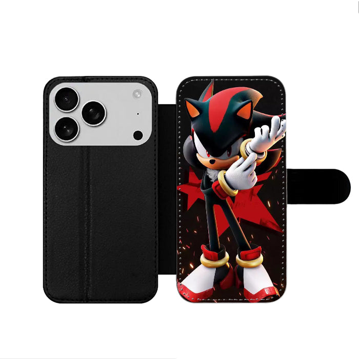 Shadow The Hedgehog iPhone 17 Wallet Case