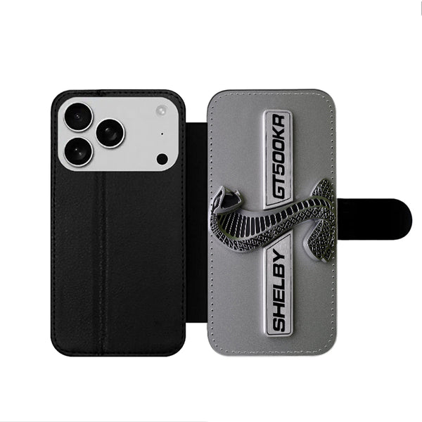 Shelby Logo Car iPhone 17 Wallet Case