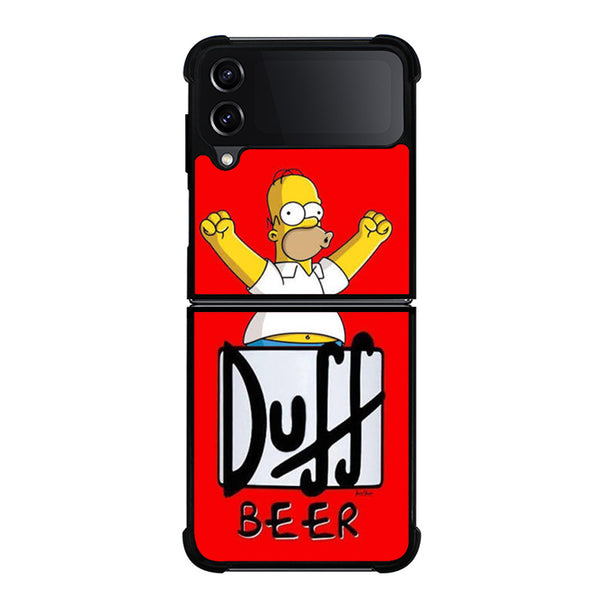 Simpsons Homer Duff Beer Samsung Z Flip 4 Case