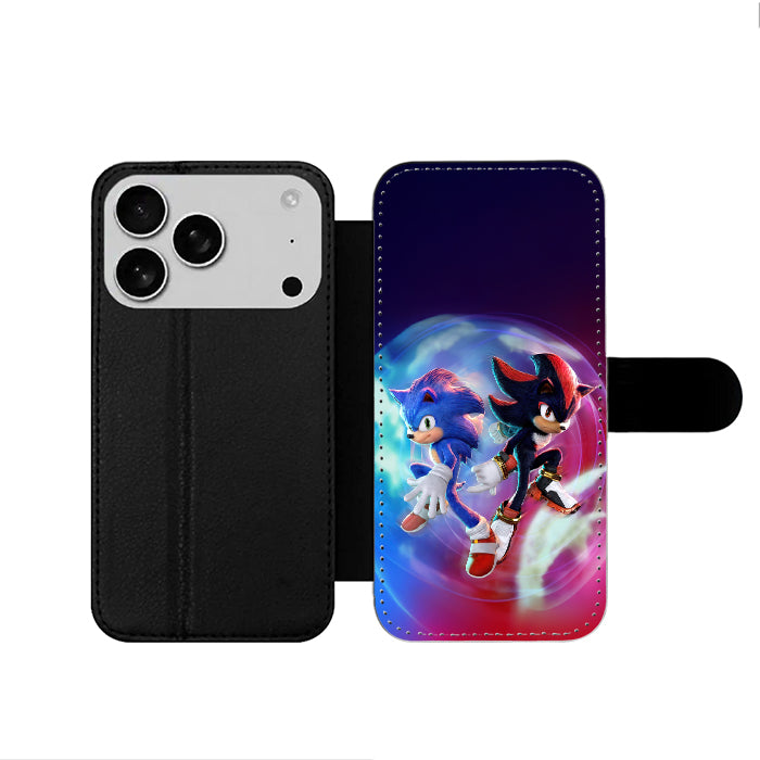 Sonic Vs Shadow iPhone 17 Wallet Case