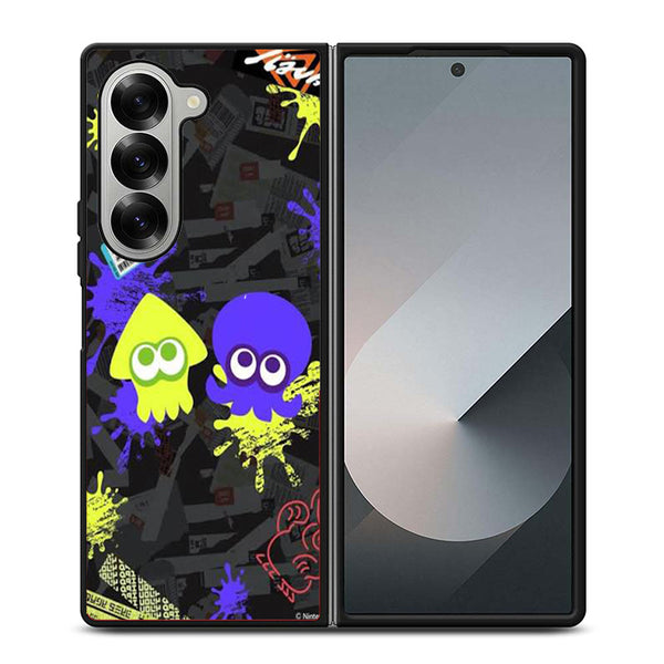 Squid And Octo Splatoon Samsung Z Fold Case