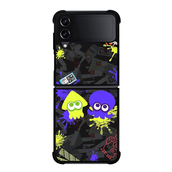 Squid And Octo Splatoon Samsung Z Flip 4 Case