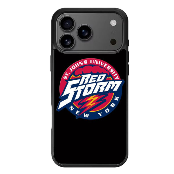 St John's Red Storm Black iPhone 17 Case