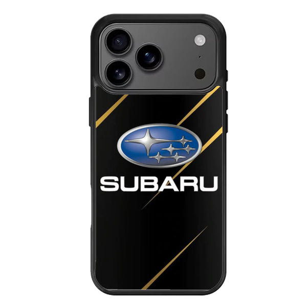 Subaru Logo Metallic iPhone 17 Case