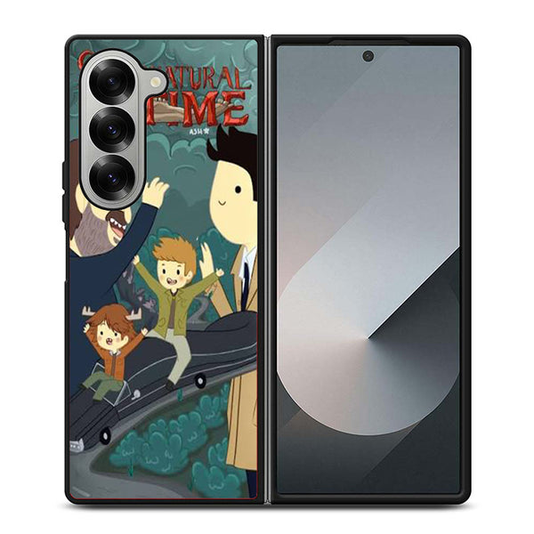 Supernatural Adventure Time Samsung Z Fold Case
