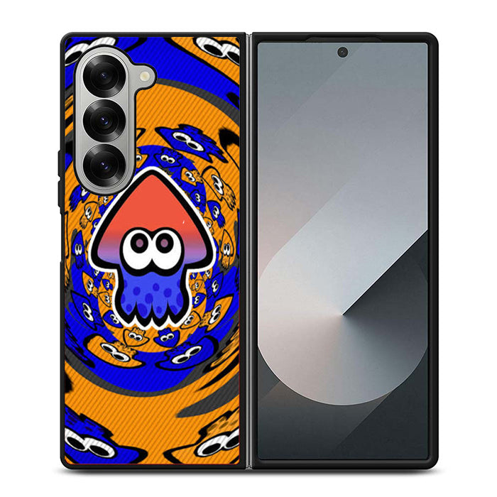 Swirly Squid Splatoon Samsung Z Fold 6 Case