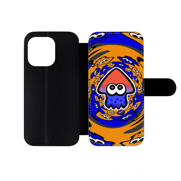 Swirly Squid Splatoon iPhone Wallet Case