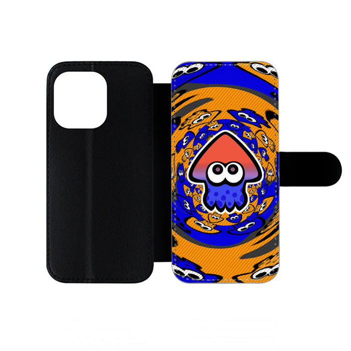 Swirly Squid Splatoon iPhone Wallet Case