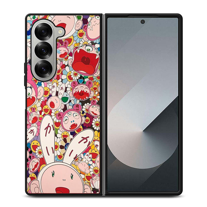 Takashi Murakami Japanese Samsung Z Fold 6 Case