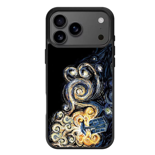 Tardis Van Gogh Doctor Who iPhone 17 Case