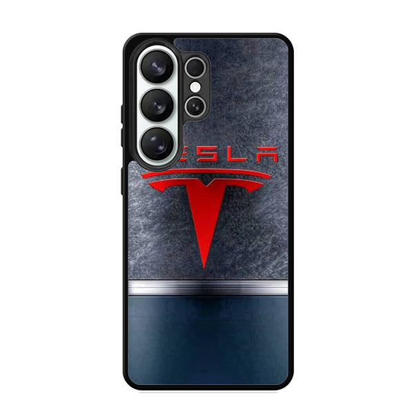 Tesla Logo Art Samsung S26 Case