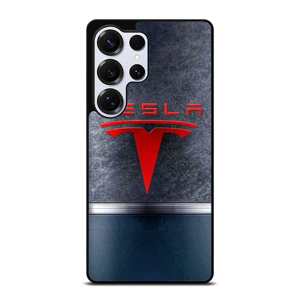 Tesla Logo Art Samsung S25 Case