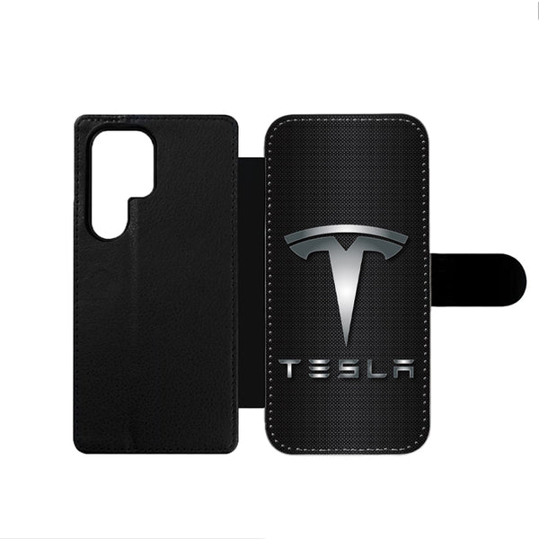 Tesla Motors Logo Samsung Wallet Case