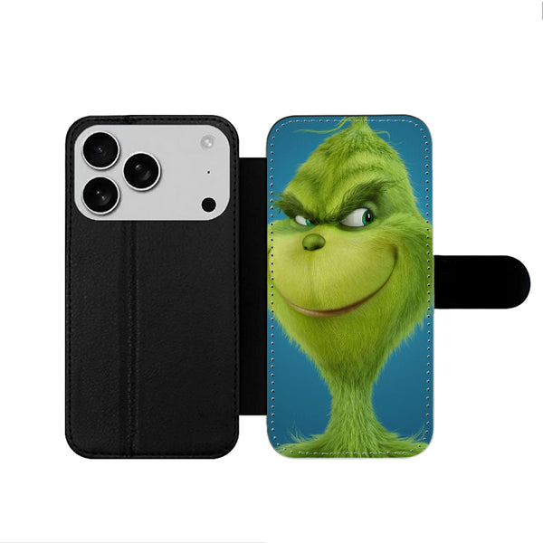 The Grinch Smile iPhone 17 Wallet Case