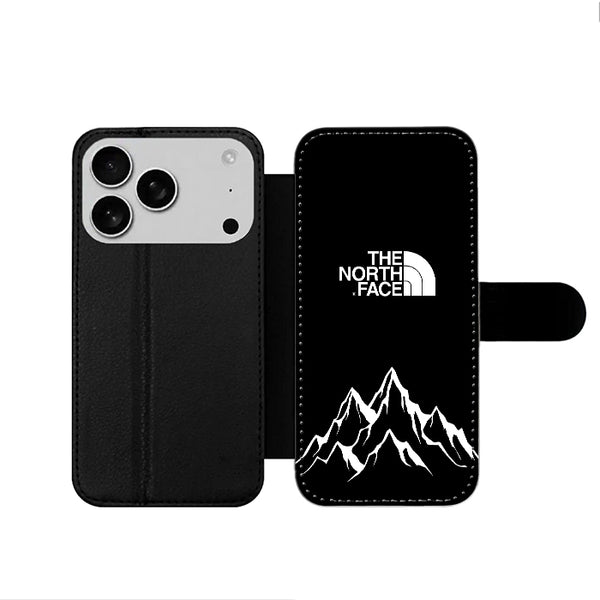 The North Face Black iPhone 17 Wallet Case