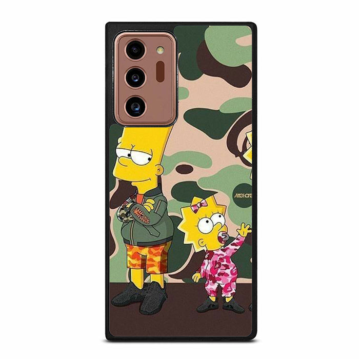 The Simpsons Bathing Ape Samsung Note 20 Case