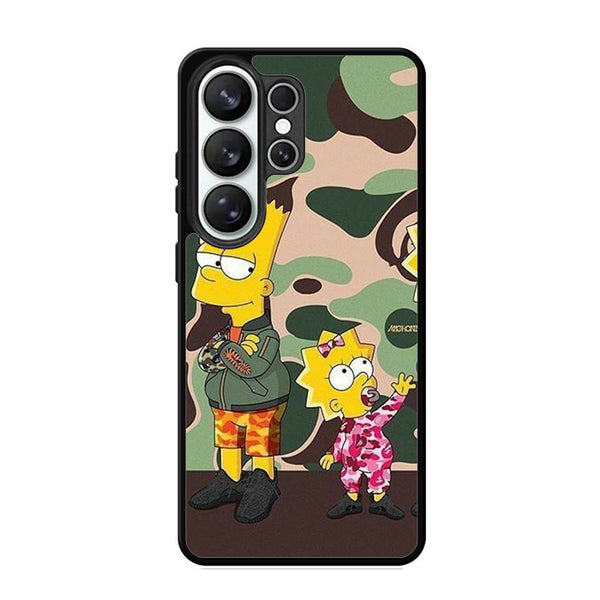 The Simpsons Bathing Ape Samsung S26 Case