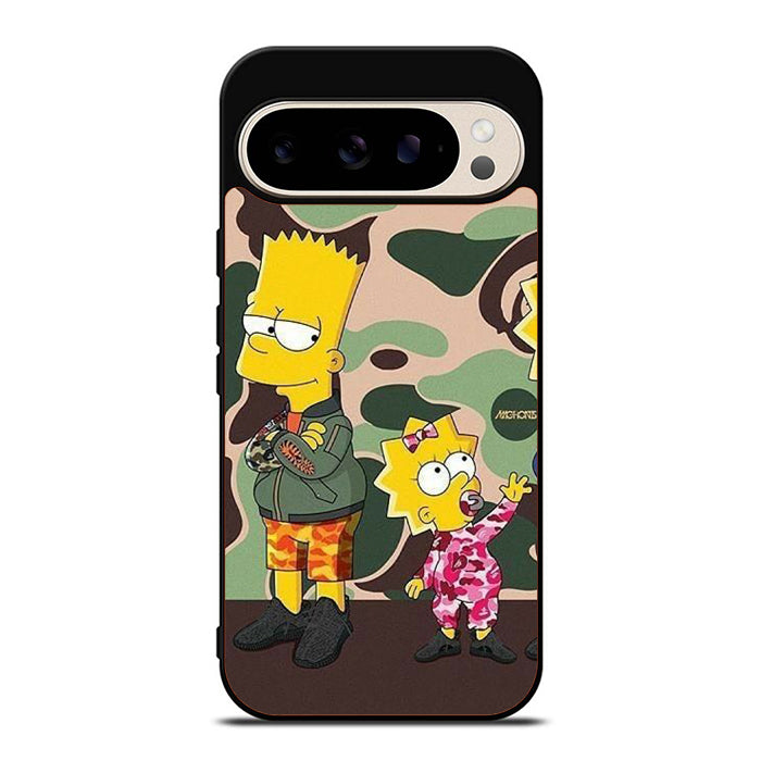 The Simpsons Bathing Ape Google Pixel 9 Case