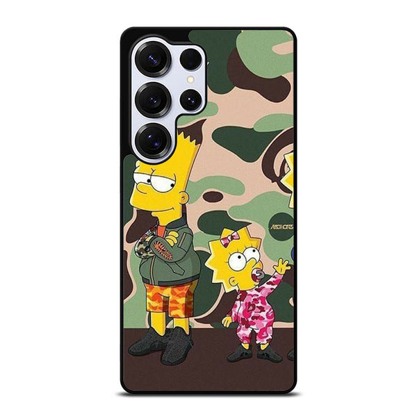 The Simpsons Bathing Ape Samsung S25 Case
