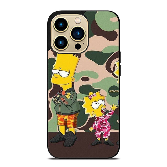 The Simpsons Bathing Ape iPhone 15 Case