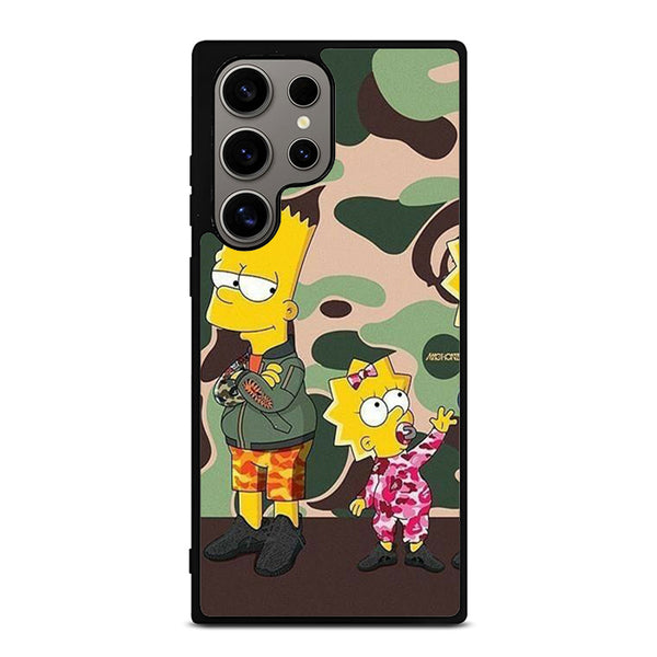 The Simpsons Bathing Ape Samsung S23 Case